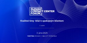 Stali jsme se stříbrným partnerem Slovak Contact Center Forum 2025